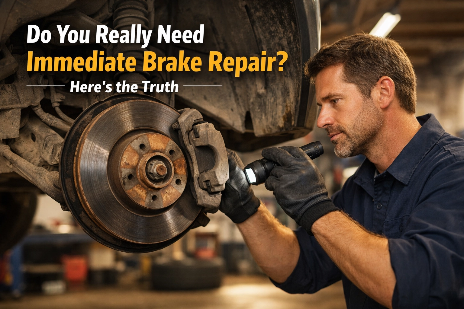 Do You Really Need Immediate Brake Repair? Here’s the Truth